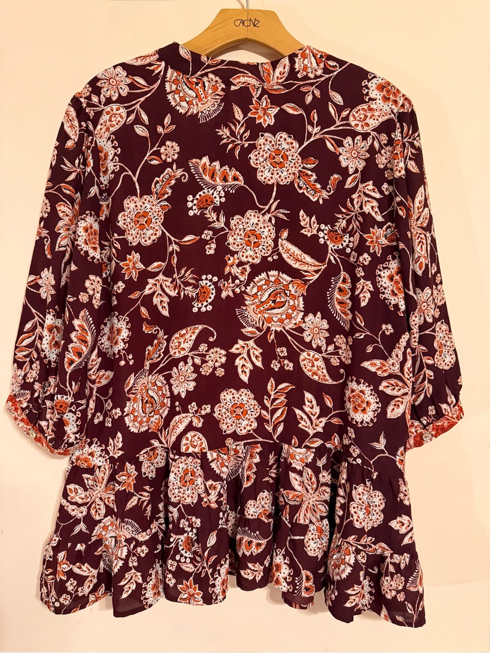 Fall In Bloom Babydoll Top - Picture 3 of 5